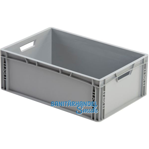 Eurokasten in grau geschlossen 600 x 400 x 220 mm
