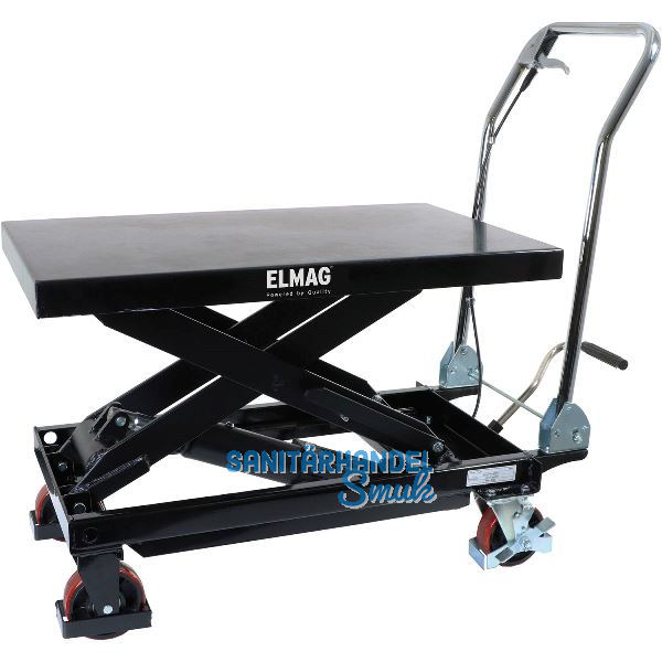 ELMAG Scheren-Hubtischwagen Tragkraft 500 kg Tischh�he max. 795 mm