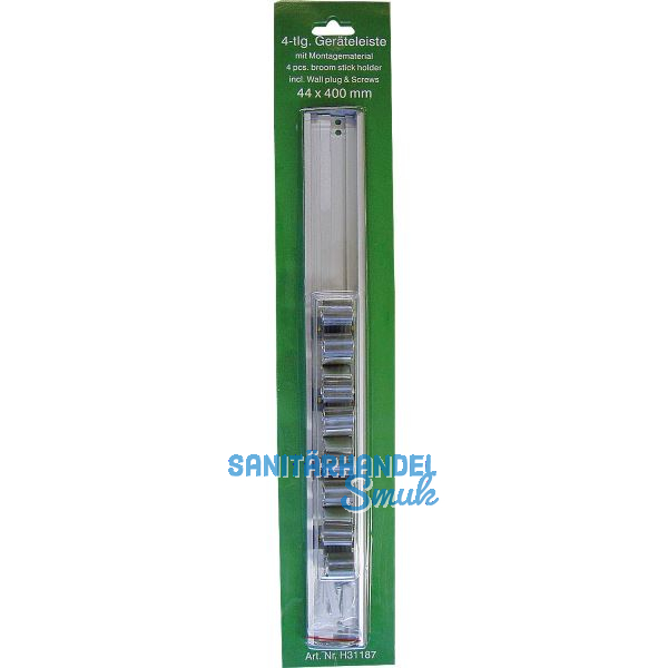 Ger�tehalter auf Aluminium Schiene mit 4 Gummirollen-Halterungen SB-1