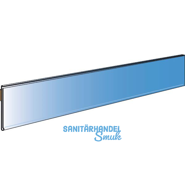 Preisschiene mit Klebeband wei� L1000/H39