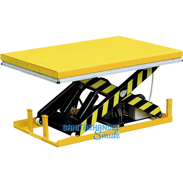 Scherenhubtisch 850 x 1300 mm Hubh�he 1000 mm 2000 kg