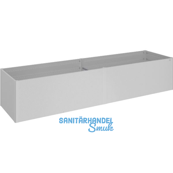 BIOHORT HochBeet Gr. 4x1 silber-metallic