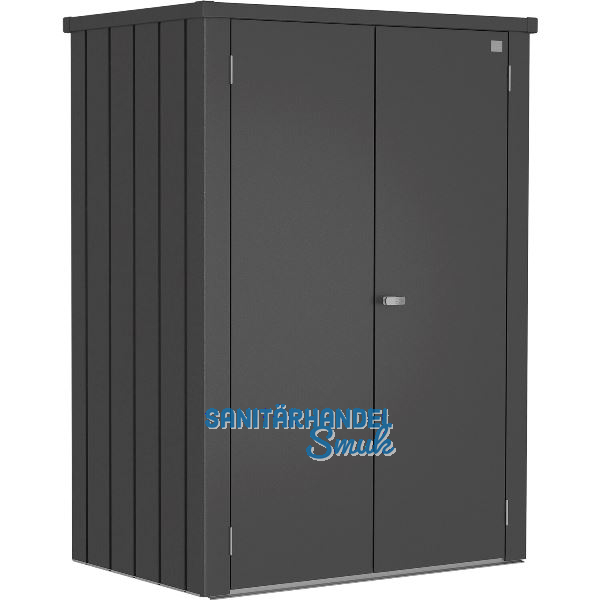 BIOHORT Terrassenschrank Romeo L High dunkelgrau-metallic