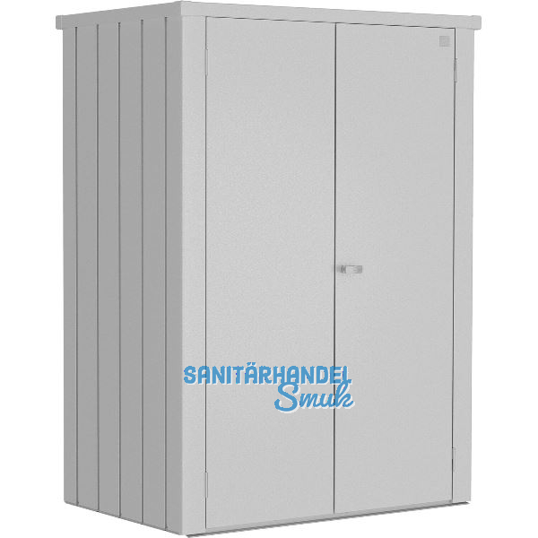 BIOHORT Terrassenschrank Romeo M High silber-metallic