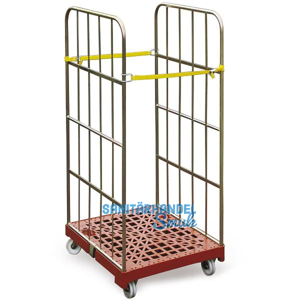 Rollcontainer verzinkt 720 x 810 x 1450 mm Nutzlast 500 kg