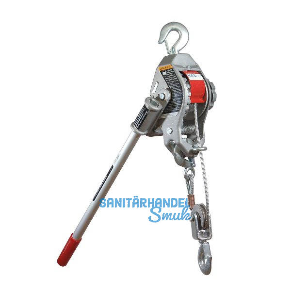 Alu-Stahlseilzug C 400 H Hakenanzahl 3 Hubleistung 773 kg