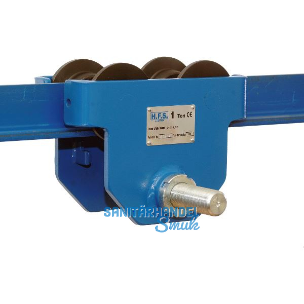 Rollkatze Tragf�higkeit 500 kg Tr�gerflanschbreite 64-220 mm