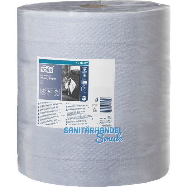 Tork Putzpapier-Rolle Industrie blau 369 mm 3-lagig