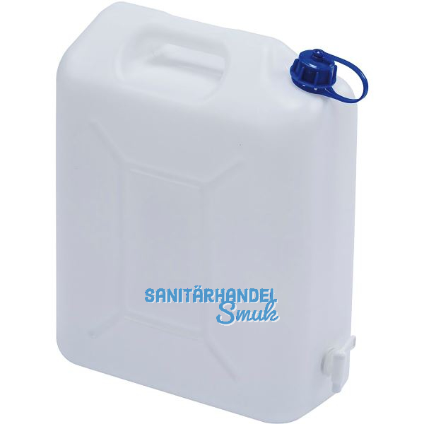 Kanister Kunststoff wei� Inhalt 20 Liter