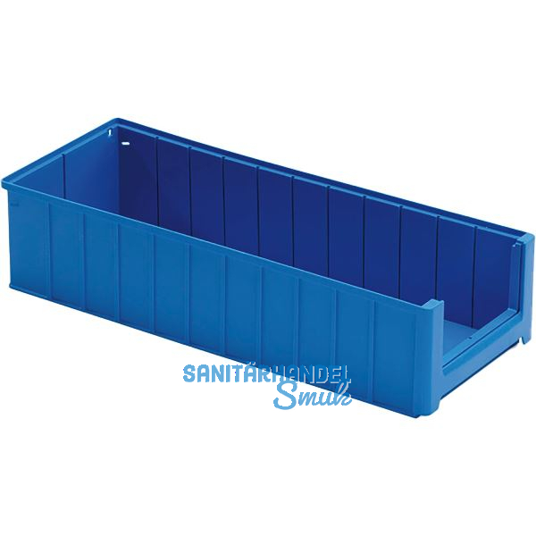 Sichtlagerkasten blau 600 x 234 x 140 mm