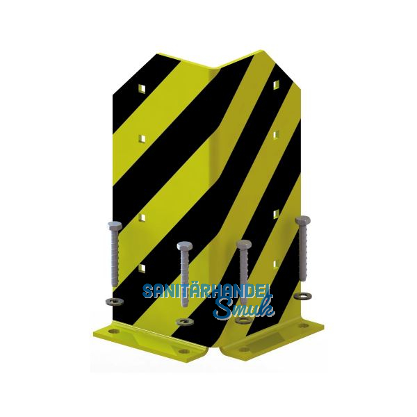META Rammschutzecke schwarz/gelb H�he 400 mm
