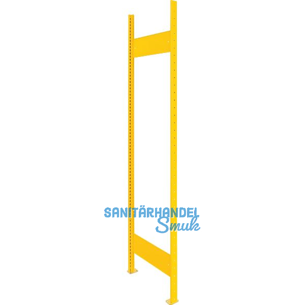 META Rahmen RAL 1003 signalgelb 2000 x 500 mm offen, komplett