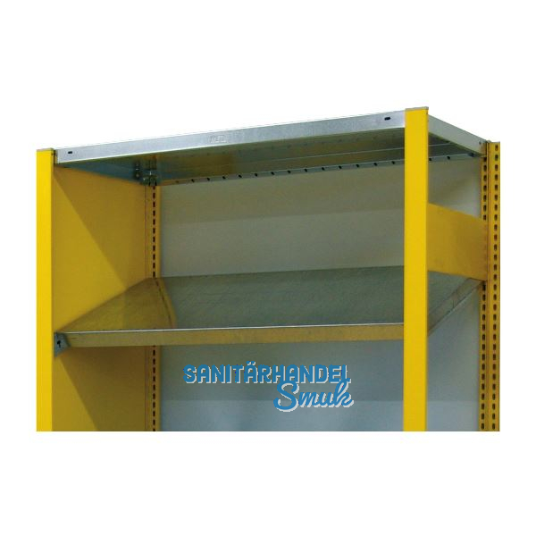 META Schr�gboden V 150, 14� mit Anschlag verzinkt, komplett 1000 x 500 mm