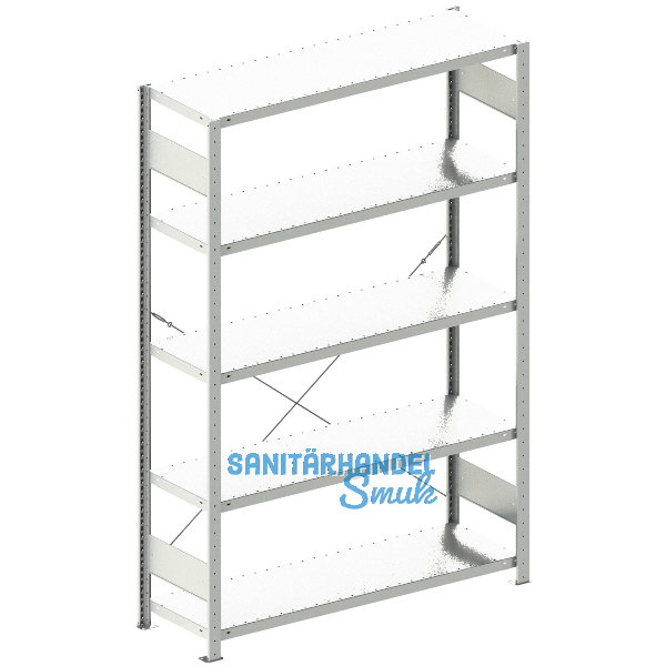 META Steck-Grundregal 2000 x 1300 x 400 mm 5 Fachb�den 230 kg