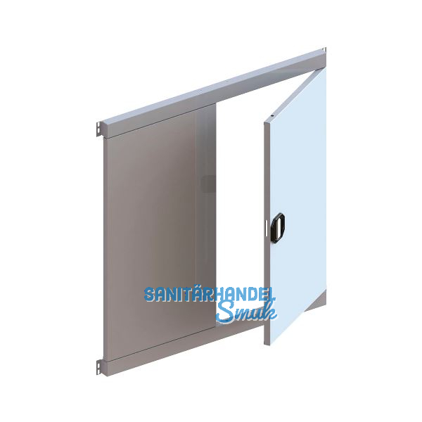 META Doppelfl�gelt�re 1/2 T�r RAL 7035 lichtgrau H�he 1000 mm