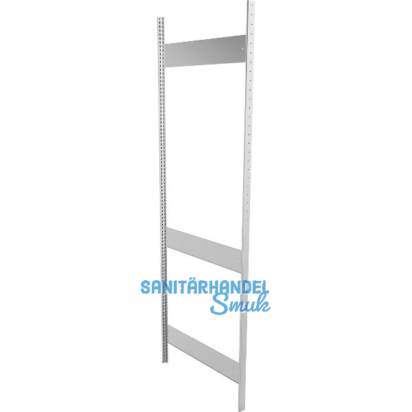 META Steckrahmen 2500 x 800 mm inkl. Steckprofil u. Steck-Tiefensteife verzinkt