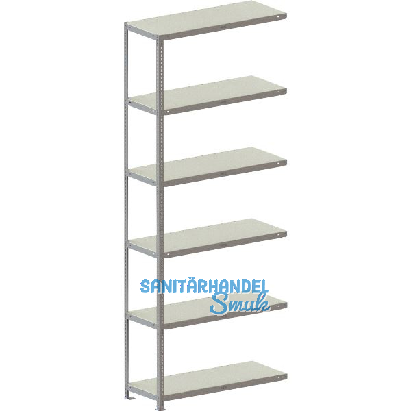 META Schraubregal Anbauset 2500 x 1000 x 400 mm Tragkraft 150 kg