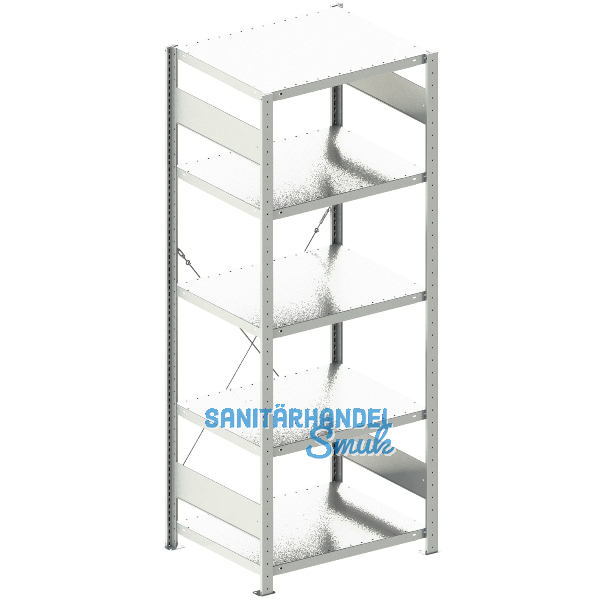 META Steck-Grundregal 2000 x 750 x 600 mm 5 Fachb�den 100 kg