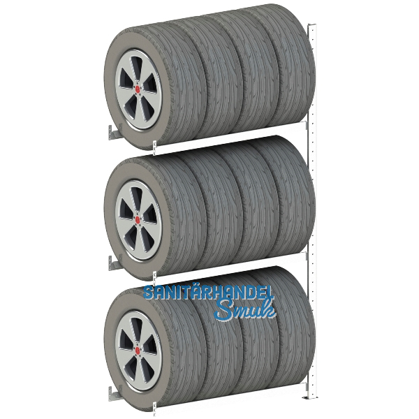 META Reifen Steck-Anbauregal 2000 x 1000 x 400 mm 150 kg
