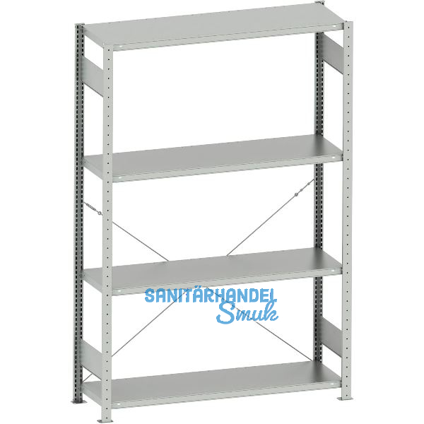 META Steck-Grundregal 2000 x 1300 x 400 mm 4 Fachb�den 230 kg