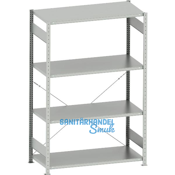 META Steck-Grundregal 2000 x 1300 x 600 mm 4 Fachb�den 230 kg