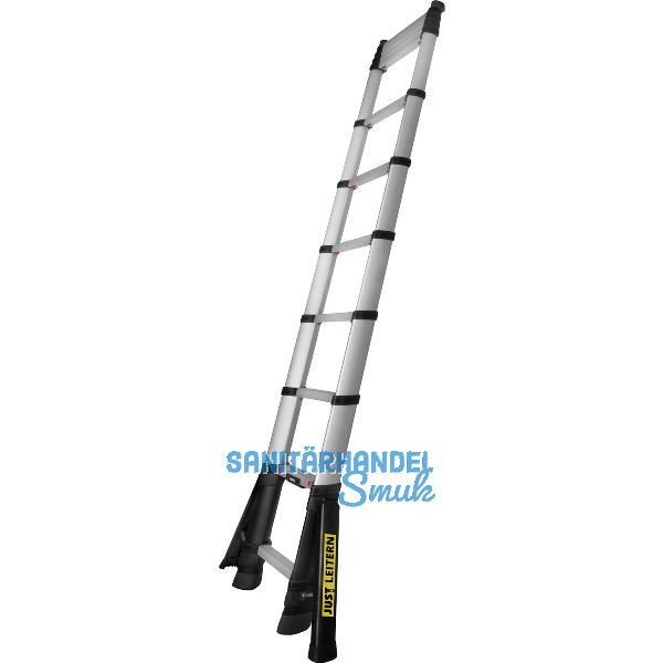JUST Anlege-Teleskopleiter Telestep Prime 11 Sprossen 0,87 - 3,5 m