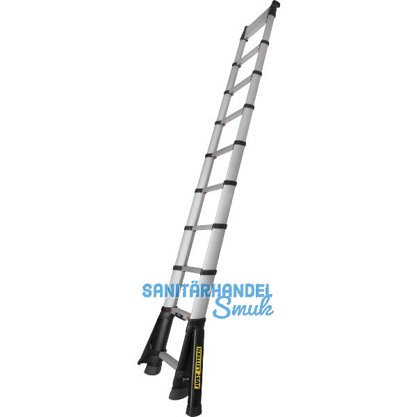 JUST Anlege-Teleskopleiter Telestep Prime 13 Sprossen 0,93 - 4,10 m