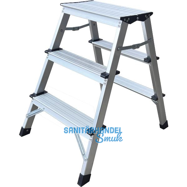 Alu-Montagetrittleiter 2x3-stufig
