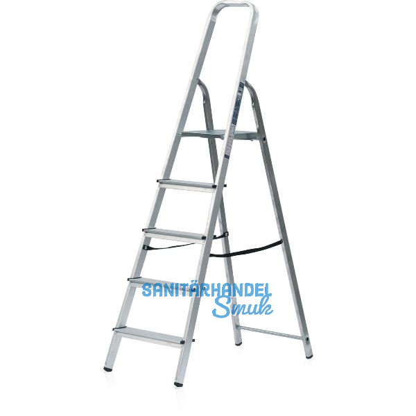 Alu Haushaltsleiter mit Plattform Stufen=5 Arbeitsh�he=3,1 m