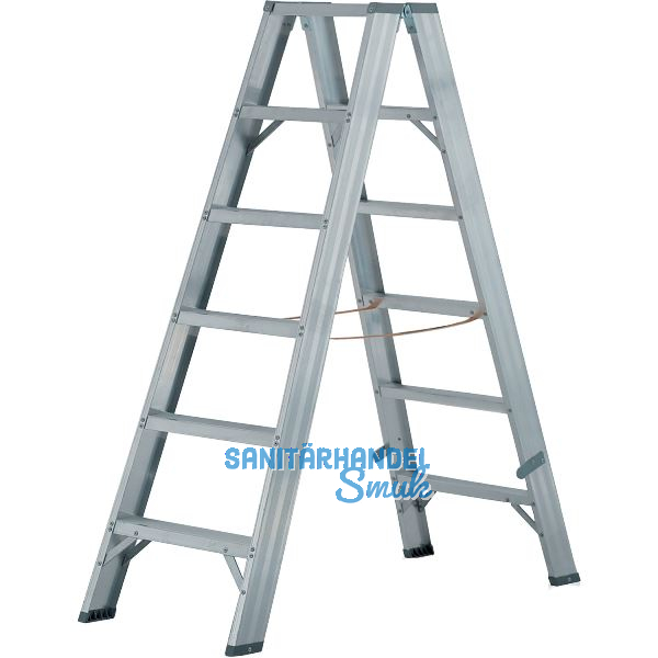 JUST Alu-Stufen-Doppelleiter Type 58 Stufen= 4 L�nge=1,00 m