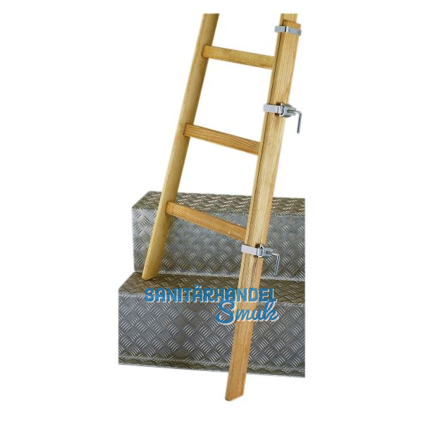 Holmverl�ngerung 130 cm zu Holzstehleiter Sprossen=3-9
