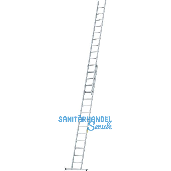 JUST Alu-Schiebe Industrieleiter 2-tlg. Type 51 Sprossen=2x10 L�nge=3,09/5,36 m