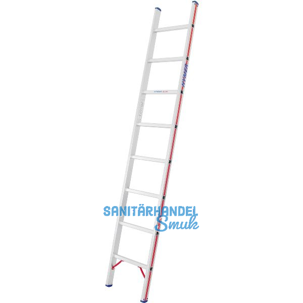 HYMER Alu-Anlegeleiter Type 6011 Sprossen=8 L�nge=2,44 m