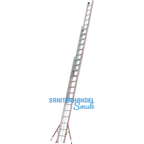 HYMER Alu Seilzugleiter 3 x 14 Sprossen Type 6261 L�nge=4,18/9,80 m