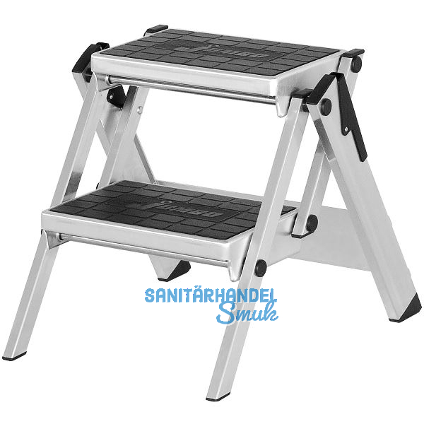 HYMER Alu-Sicherheitstreppe ohne B�gel Type 6060 Stufen=2 H�he=0,45 m