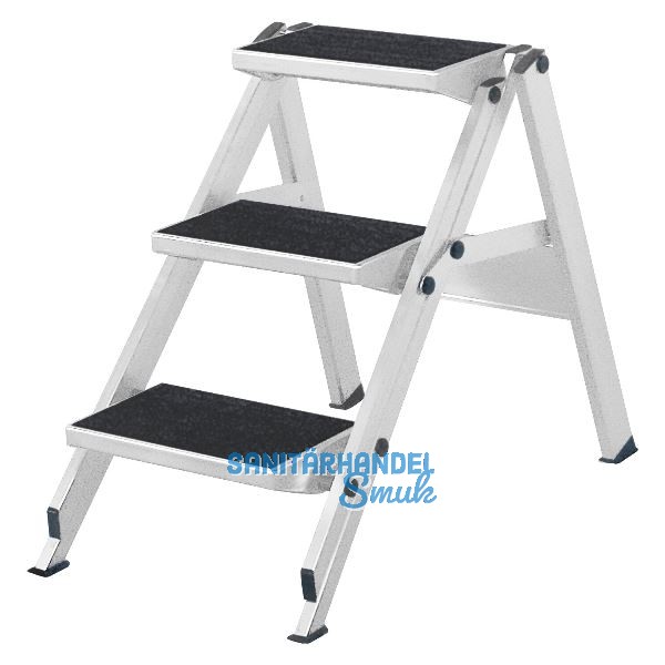 HYMER Alu-Sicherheitstreppe ohne B�gel Type 6060 Stufen=3 H�he=0,70 m