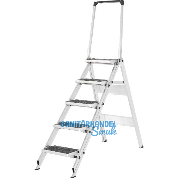 HYMER Alu-Sicherheitstreppe mit B�gel Type 6061 Stufen=5 H�he=0,90 m