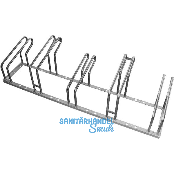 Fahrradst�nder einseitig 5 Einstellpl�tze frei aufstellbar