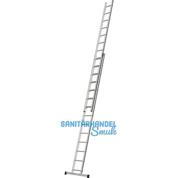 ALU-PRO Schiebeleiter Type 70046 Sprossen=2 x 14 L�nge=3,99/7,07 m