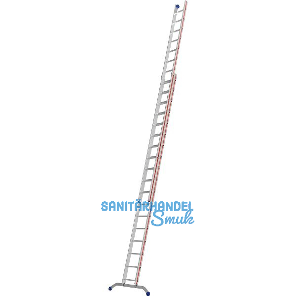 HYMER Alu-Schiebeleiter Type 6046 Sprossen=2x14 L�nge=4,16/7,24 m