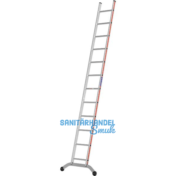 HYMER Alu-Anlegeleiter Type 6011 Sprossen=12 L�nge=3,56 m