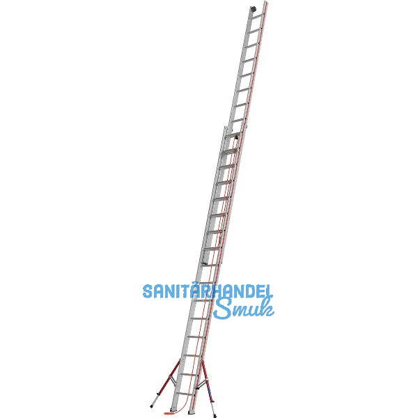 HYMER Alu Seilzugleiter 2 x 16 Sprossen Type 6051 L�nge=4,75/8,39 m