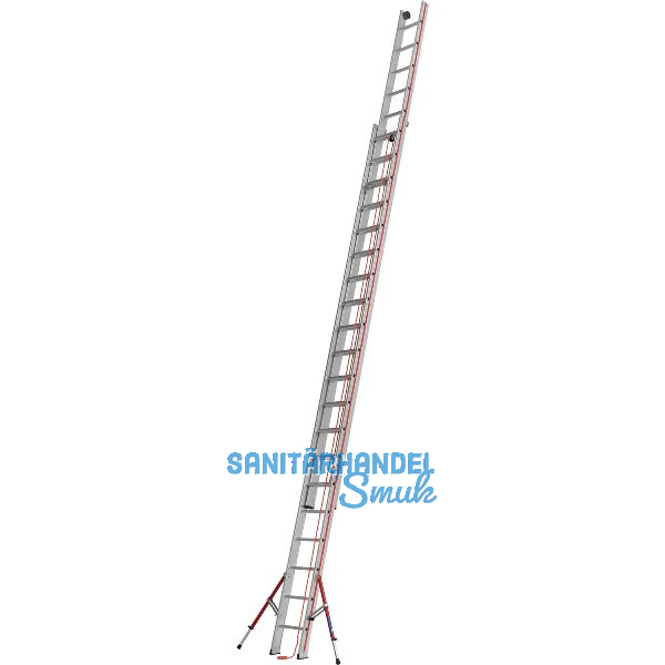 HYMER Alu Seilzugleiter 2 x 20 Sprossen Type 6051 L�nge=5,87/10,35 m