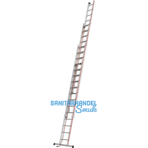 HYMER Alu Seilzugleiter 3 x 14 Sprossen Type 4061 L�nge=4,13/9,74 m