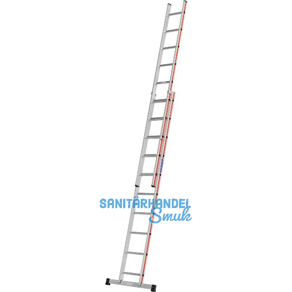 HYMER Alu-Schiebeleiter Type 4046 Sprossen=2x10 L�nge=2,91/4,87 m
