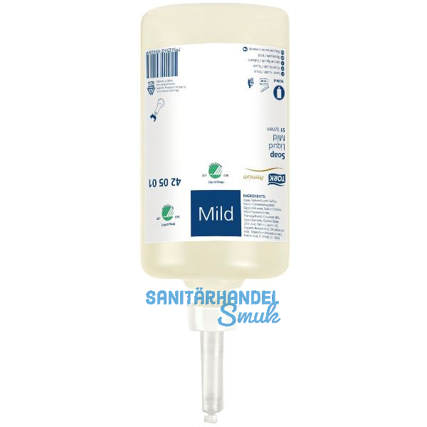 Tork Fl�ssigseife Premium mild, 1 KT = 6 FL