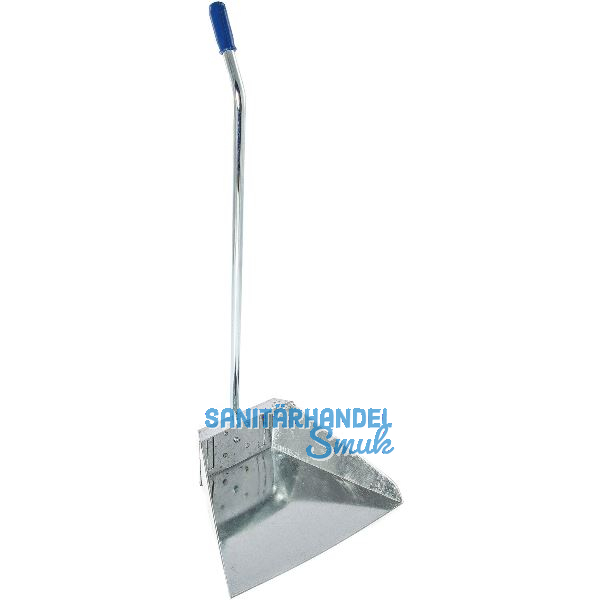 MASTA Metall-Kehrschaufel mit langem Stiel