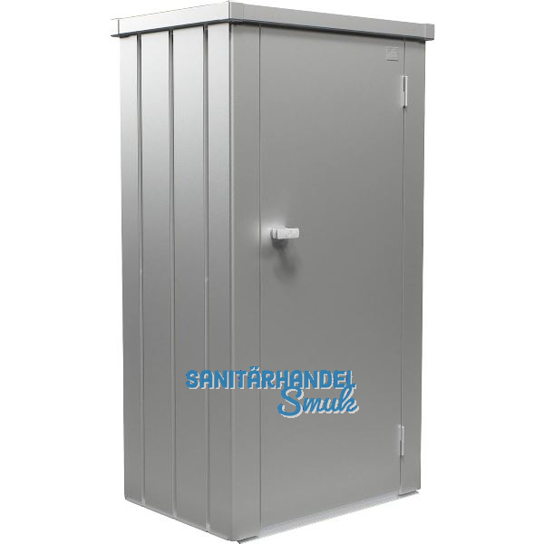 BIOHORT Terrassenschrank Julia M silber