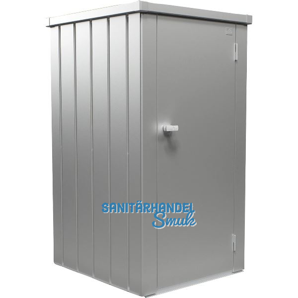 BIOHORT Terrassenschrank Julia L silber