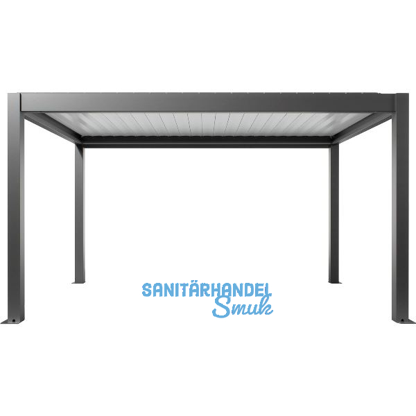 BIOHORT Pergola Gr. 4,5 x 3 dunkelgrau/wei�